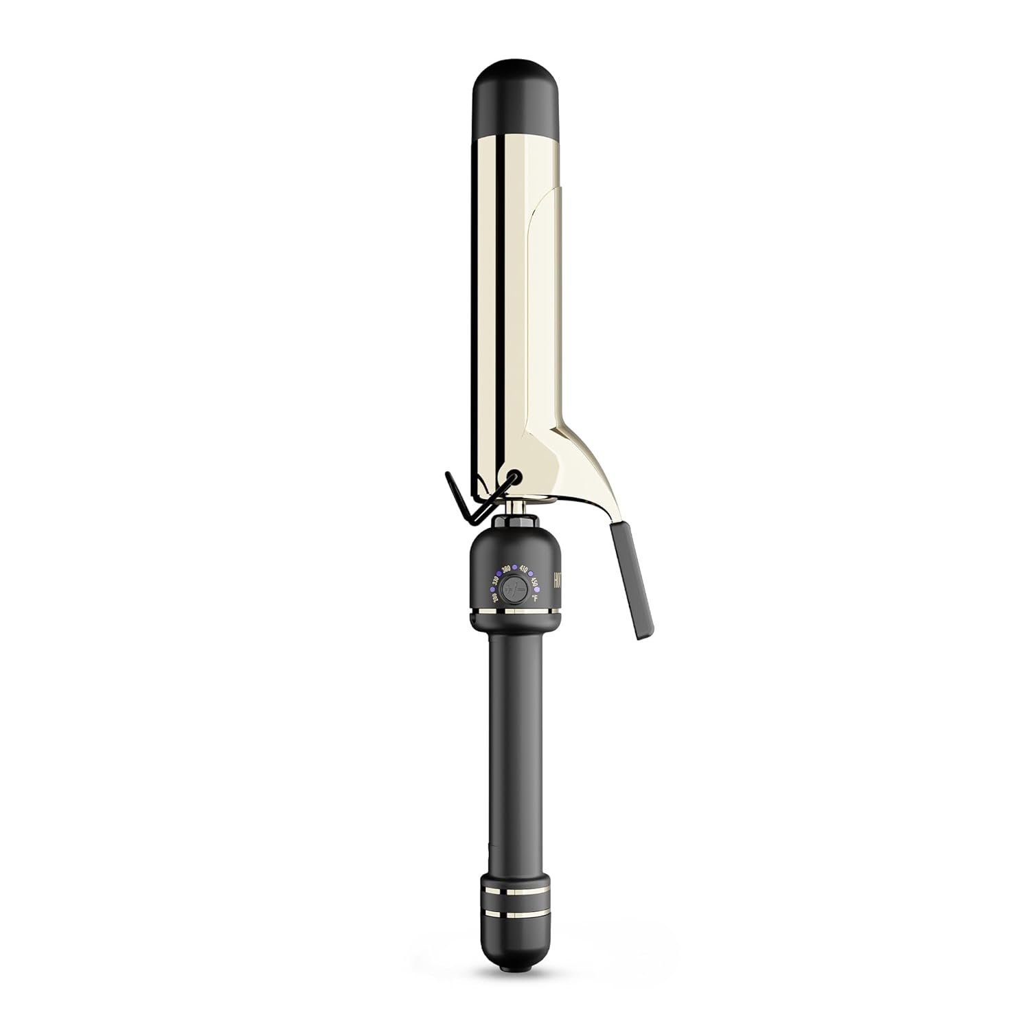 HOT Tools 24K Gold Professional 1 1/2″ Extended Barrel Curling Iron with Clamp for Bouncy Curls, Faster Styling, Less Damage & Long-Lasting Results