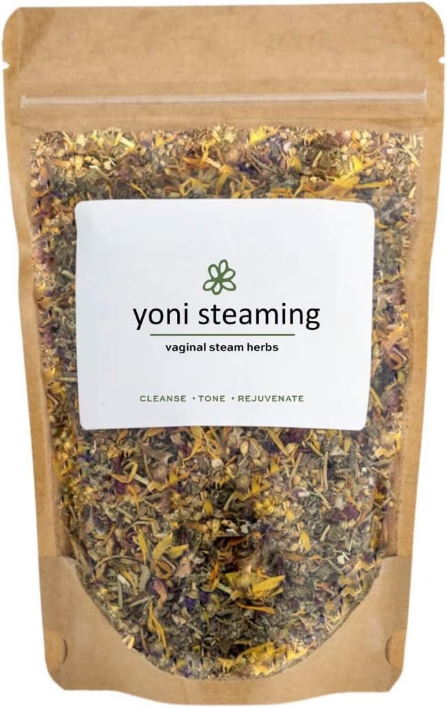 Yoni Steaming Therapy | 2oz Package – 3 Steams | Gentle Formula for Feminine Wellness & Fertility | Sustainably Sourced Vaginal Steam Herbs, V-Steam, Yoni Steam Herbs | V Steam for Menstrual Support