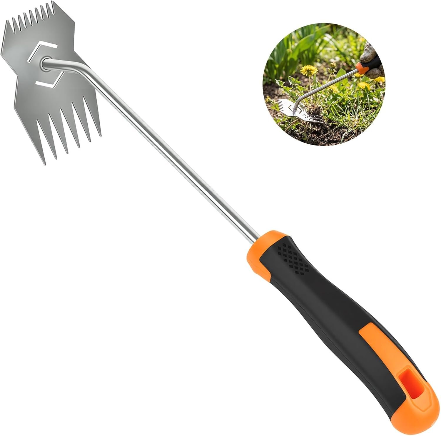 Weed puller tool,Garden tools,Portable Weeding Tool,Garden weed pulling tool,Adopt Anti slip Rubber handle,conforms to ergonomic curves,Suitable For Vegetable Cultivation And Horticulture on Farms