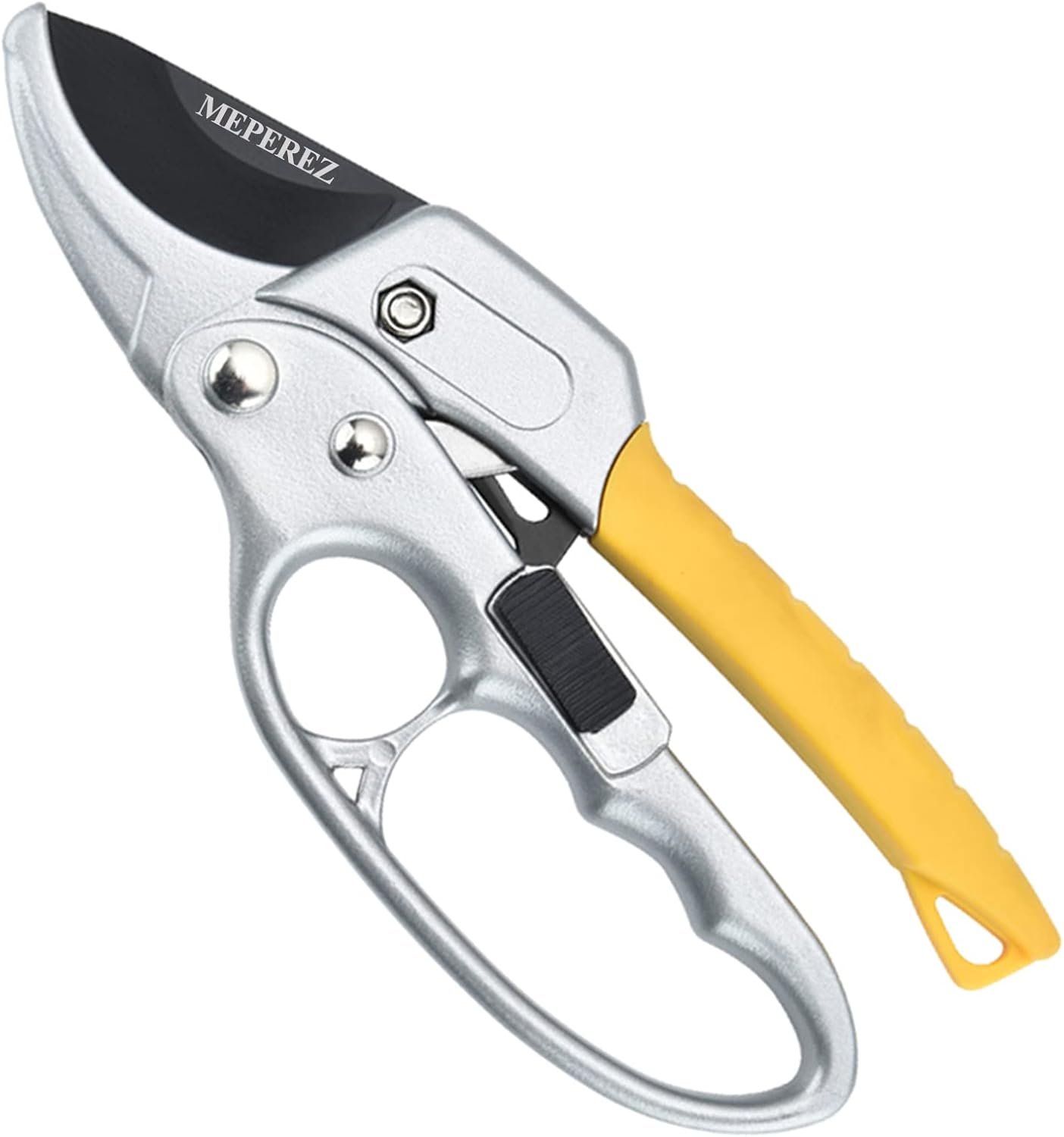 Premium Pruning Shears For Gardening, Work 3 Times Easier, Pruners Heady Duty, Sharp Garden Clippers Cuting Florist Flower, Hedge, Herb, Rose, Indoor Live Plants, Arthritis Weak Hand Snips