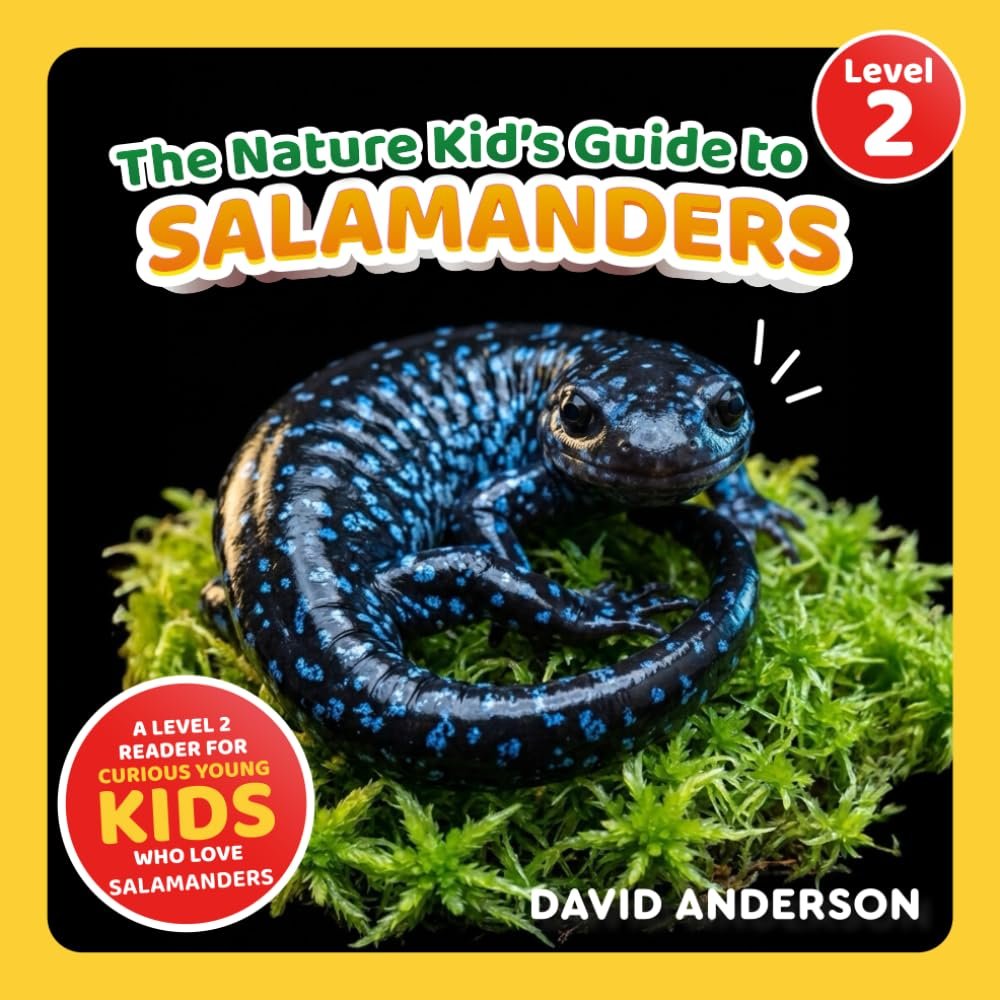 The Nature Kid’s Guide to Salamanders: A Level 2 Reader for Curious Young Kids Who Love Salamanders! (The Nature Kid’s Guide to Animals! – Level 2 Readers)