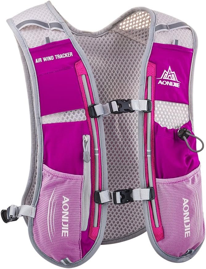 AONIJIE Hydration Vest Pack Backpack 5L 5.5L Marathoner Running Vest Race Hydration for Women and Men Trail Run Hiking Jogging