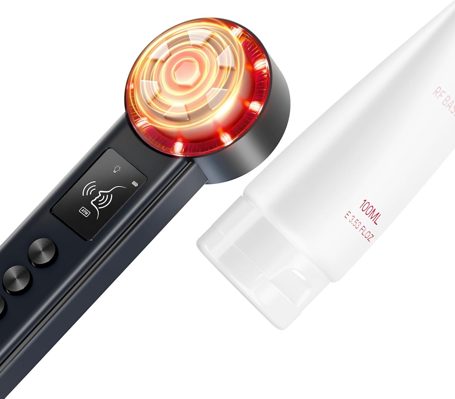 Skin Tightening Device | 6 in 1 Radio Frequency Skin Tightening Device | Professional Face Tightening | Lifting | Wrinkle Reducing | Depuff | Absorb | at Home RF Anti Aging Face Beauty Device