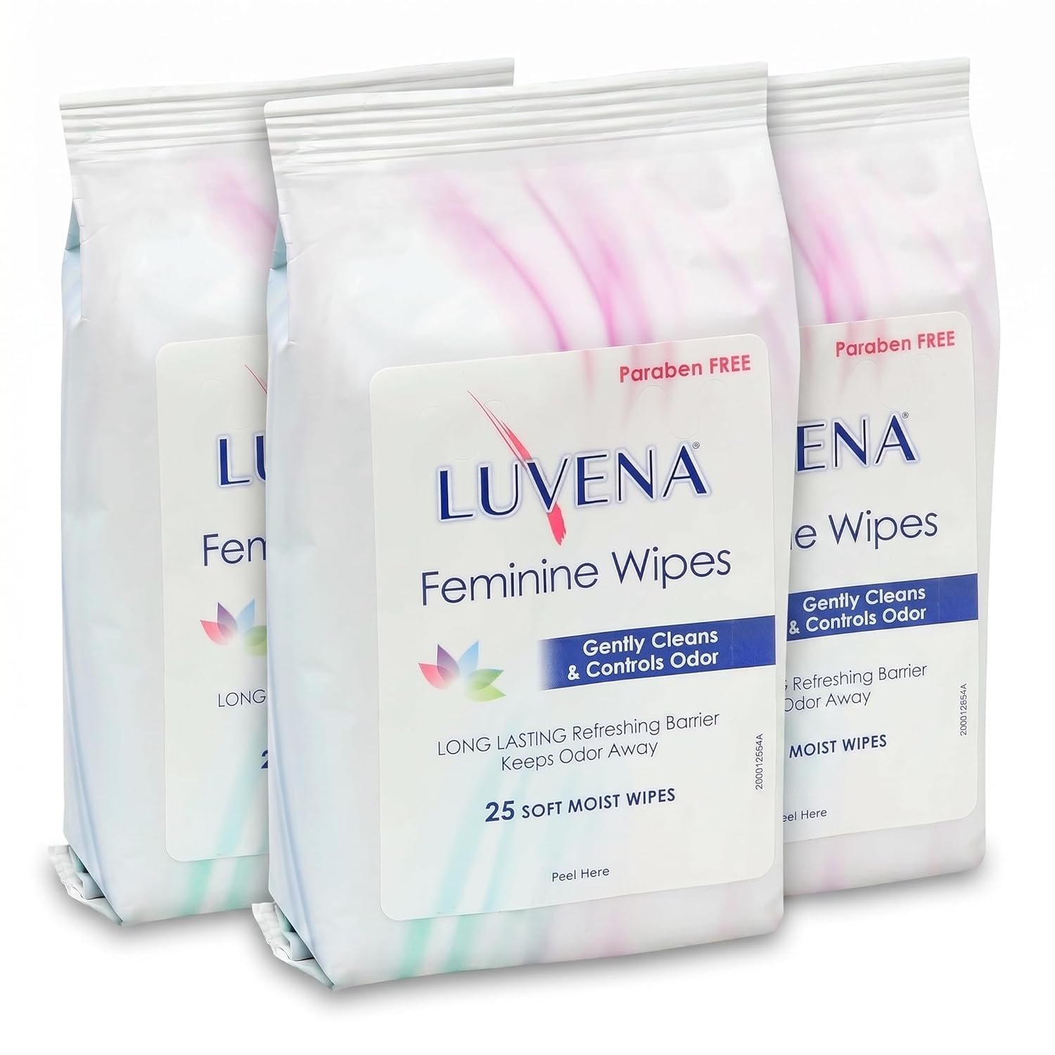 Luvena Feminine Wipes for Women – pH Balanced Feminine Care Wipes – Dermatologist Tested – Hypoallergenic, Paraben Free – Odor Control – Soft Cleansing Cloths – Cucumber Scented (25 Count, 3 Pack)