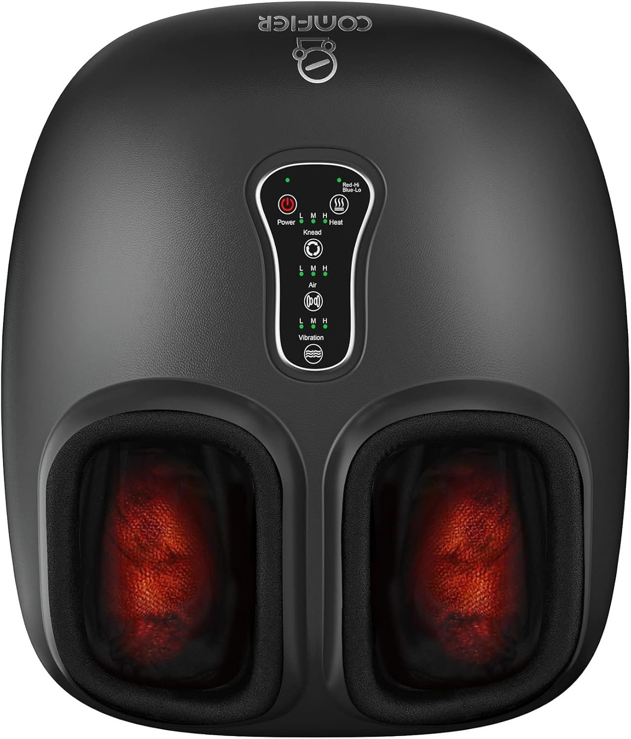 COMFIER [2026 Fathers Day Gift for Men,Shiatsu Foot Massager with Fast Heat,Kneading Rolling Compression,Extra Vibration, FSA Eligible HSA Store, Plantar Fasciitis,Neuropathy Pain, Bigger Size 13IN