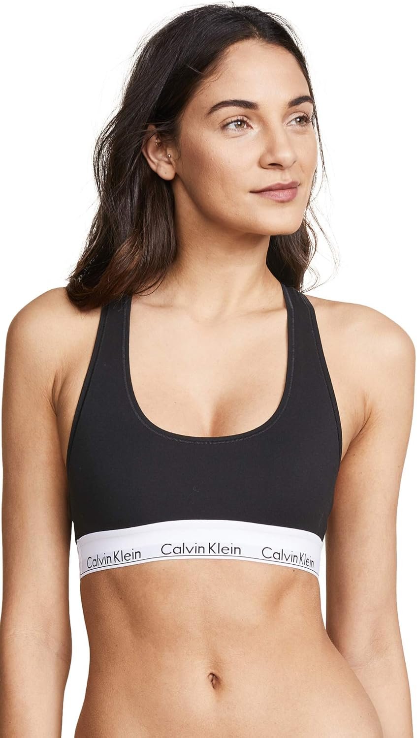 Calvin Klein Women’s Modern Cotton Unlined Wireless Bralette