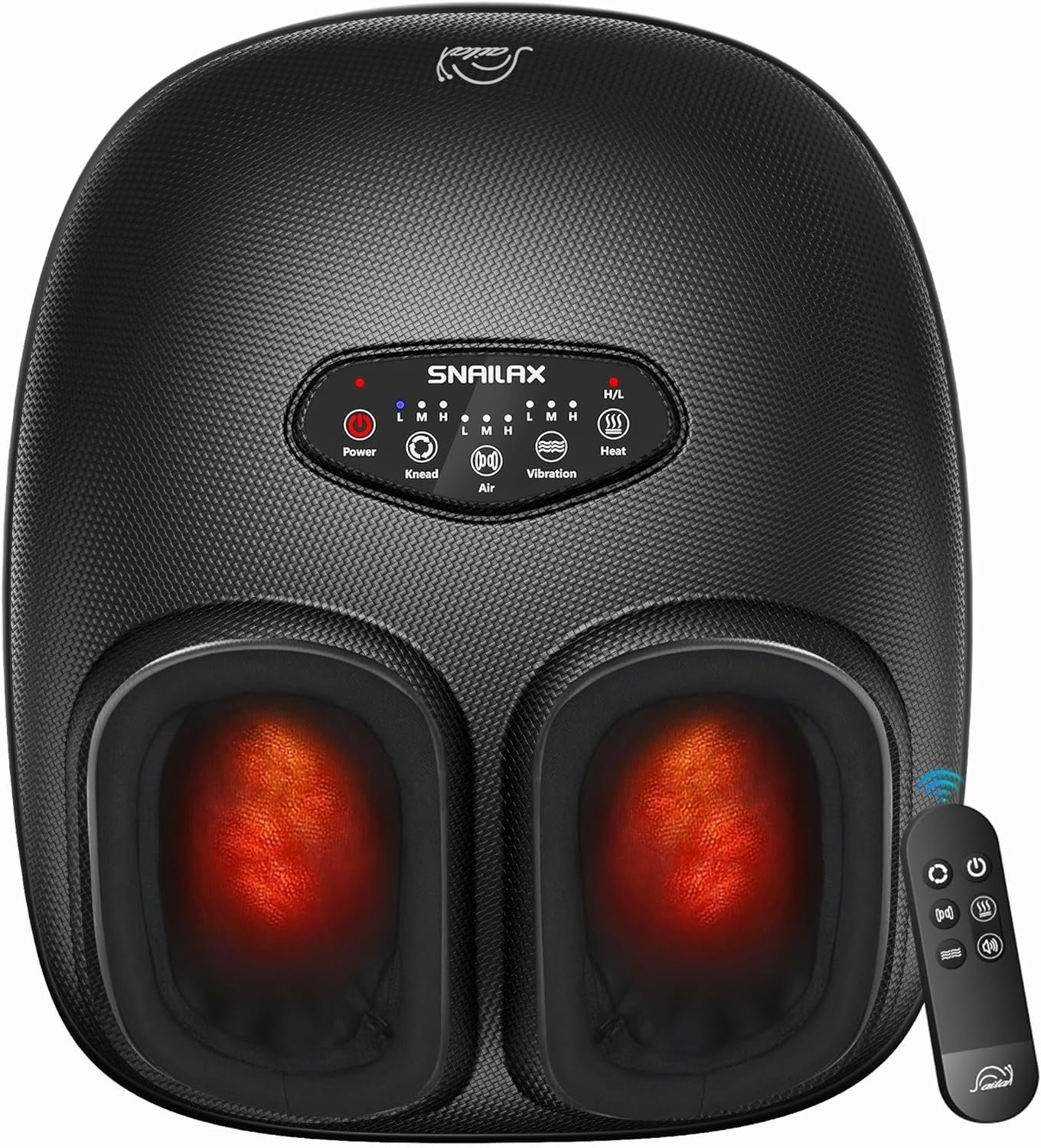 Snailax 2026 Shiatsu Foot Massager with Heat, Deep Kneading, Compression, Vibration,FSA Eligible Hsa Electric Feet Massage Machine for Plantar Fasciitis,Neuropathy, Gifts for Father, Dad