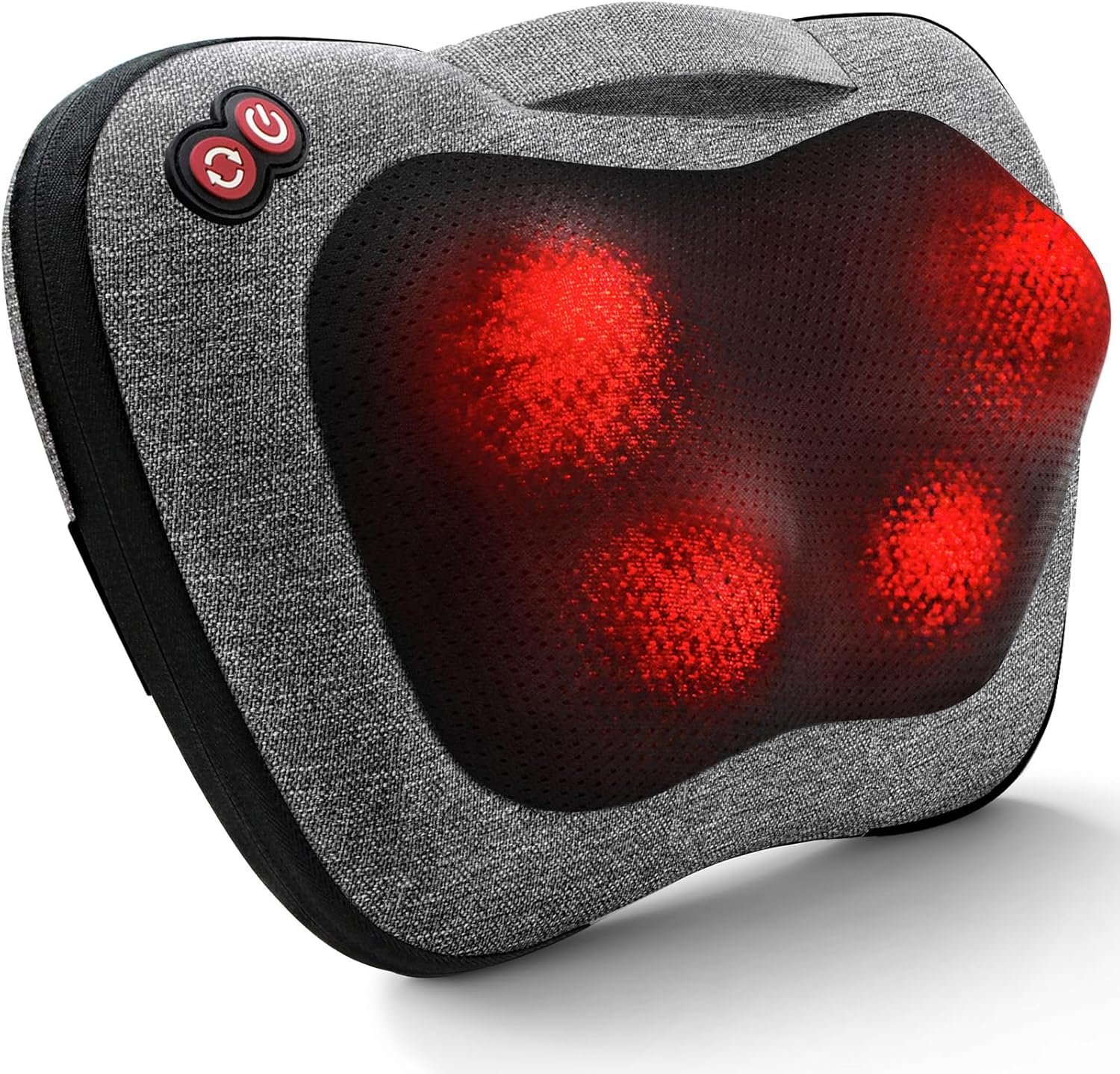 VIKTOR JURGEN Fathers Day Dad Gifts, Shiatsu Back Massager with Heat – Deep Tissue Massage for Neck, Shoulder, Back Pain Relief, Electric Kneading 3D Massage Pillow Gifts for Men Women Mom, Christmas
