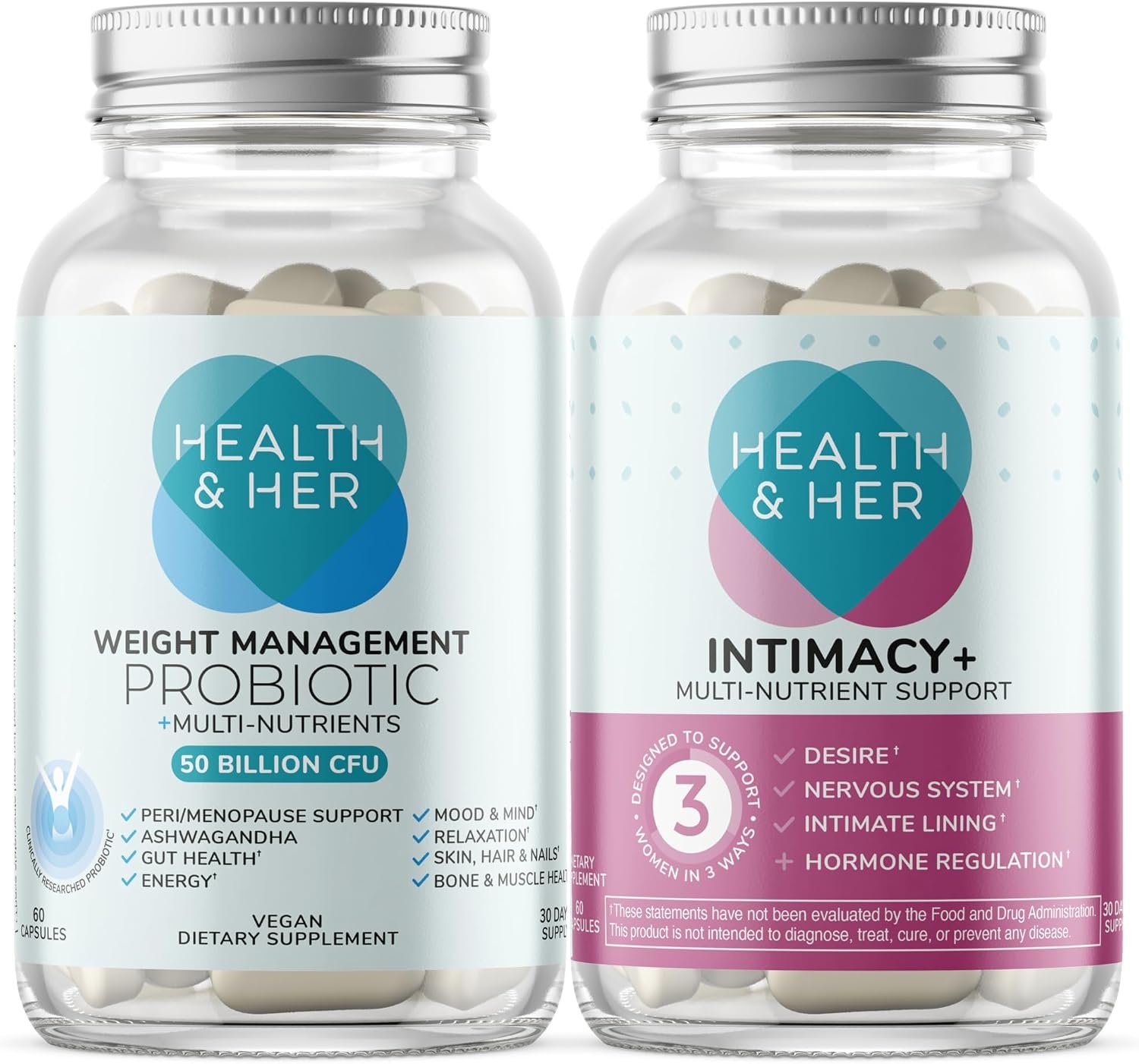 Health & Her Complete Weight Management & Intimacy Support Duo (1-Month Supply)