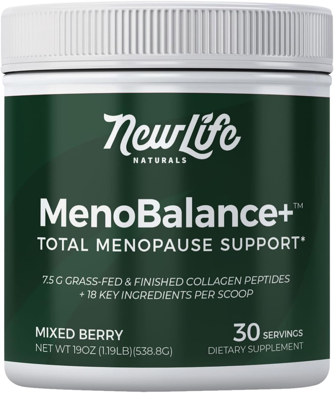 MenoBalance – Multivitamin + Collagen Peptides Powder | Grass-Fed Bovine Collagen Powder for Menopause, Skin, Mood & Energy with Probiotics & Multivitamins, 30 Servings